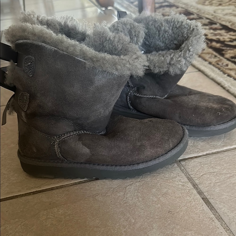 UGG Kids Dark Gray Boots
